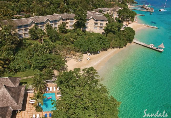 Sandals Royal Plantation- Ocho Rios, Jamaica an ariel view of sandals royal plantation resort