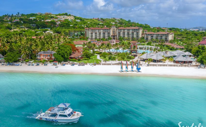 Sandals Grande Antigua- Antigua a view of the sandals grande antigua on the island of antigua in the caribbean