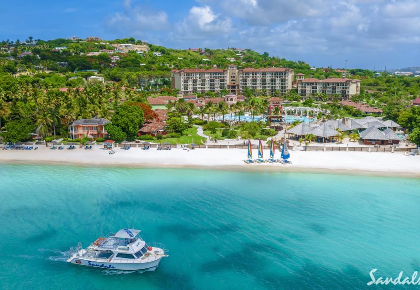 Sandals Grande Antigua- Antigua a view of the sandals grande antigua on the island of antigua in the caribbean