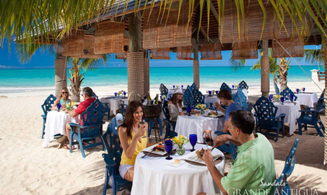 Barefoot by the sea at sandals grande antigua Barefoot by the sea at sandals grande antigua