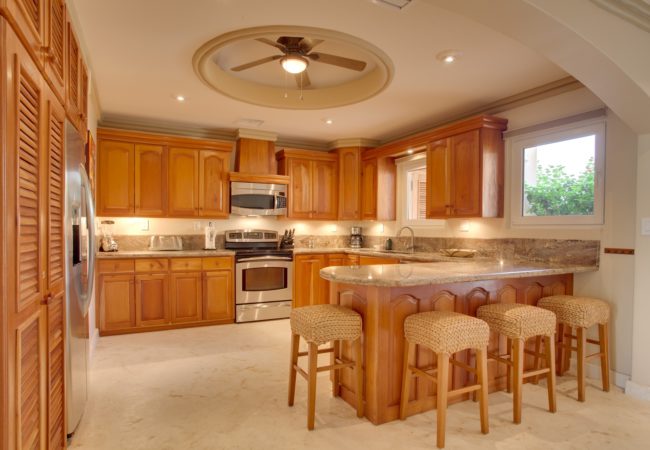 Brushstrokes Accommodation vills brushstrokes kitchen at belizean cove estate in belize