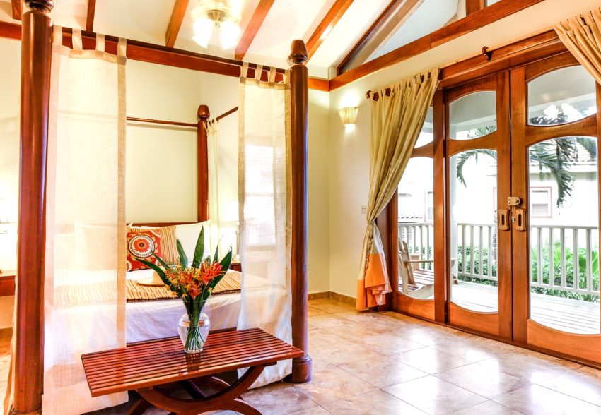 two bedroom beach house with beach view at hopkins bay resort belize