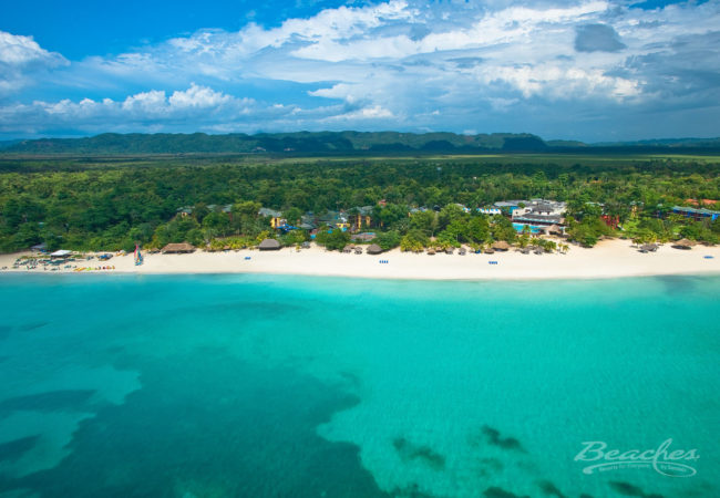 beaches negril, jamaica Ariel view of beaches negril