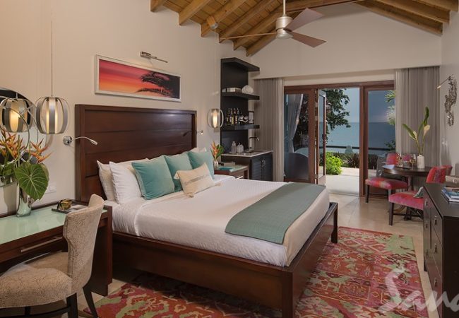 Beachfront Honeymoon Walkout Club Level Room w/ Patio Tranquility Soaking Tub - WBT Beachfront Honeymoon Walkout Club Level Room w/ Patio Tranquility Soaking Tub - WBT