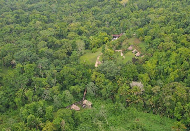 pook's hill lodge Ariel view ariel view of pook's hill lodge in the jungle of western belize