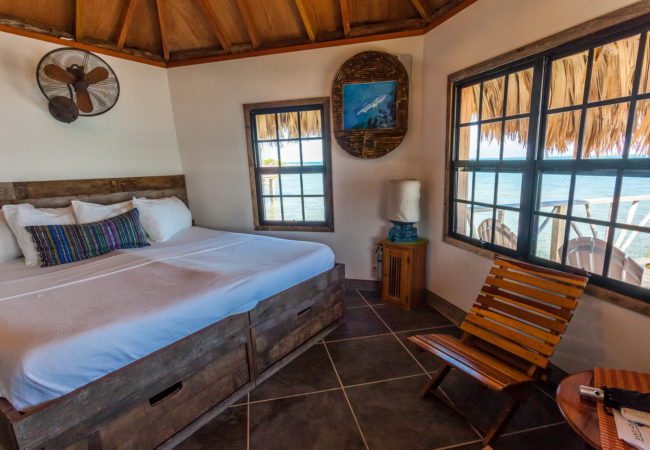 premier over the water cabana premier over the water cabana at thatch caye island in belize