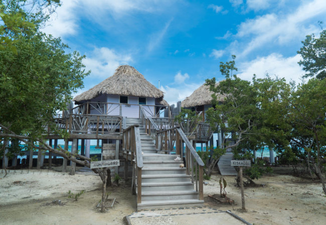 Over-The-Water Bungalows Over-The-Water Bungalows at thatch caye private island resort
