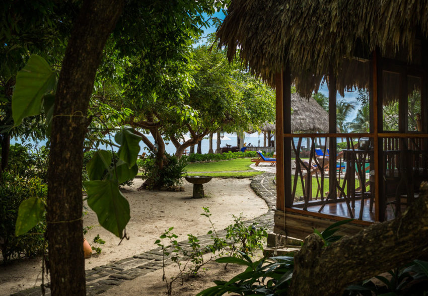 poolside seaview cottage at turtle inn belize luxury resort