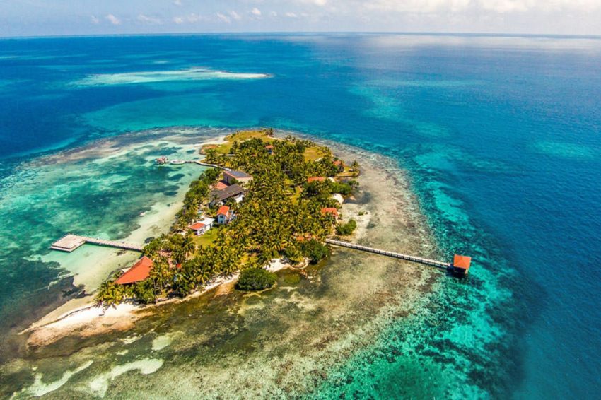 ray caye island resort, a private island resort in belize