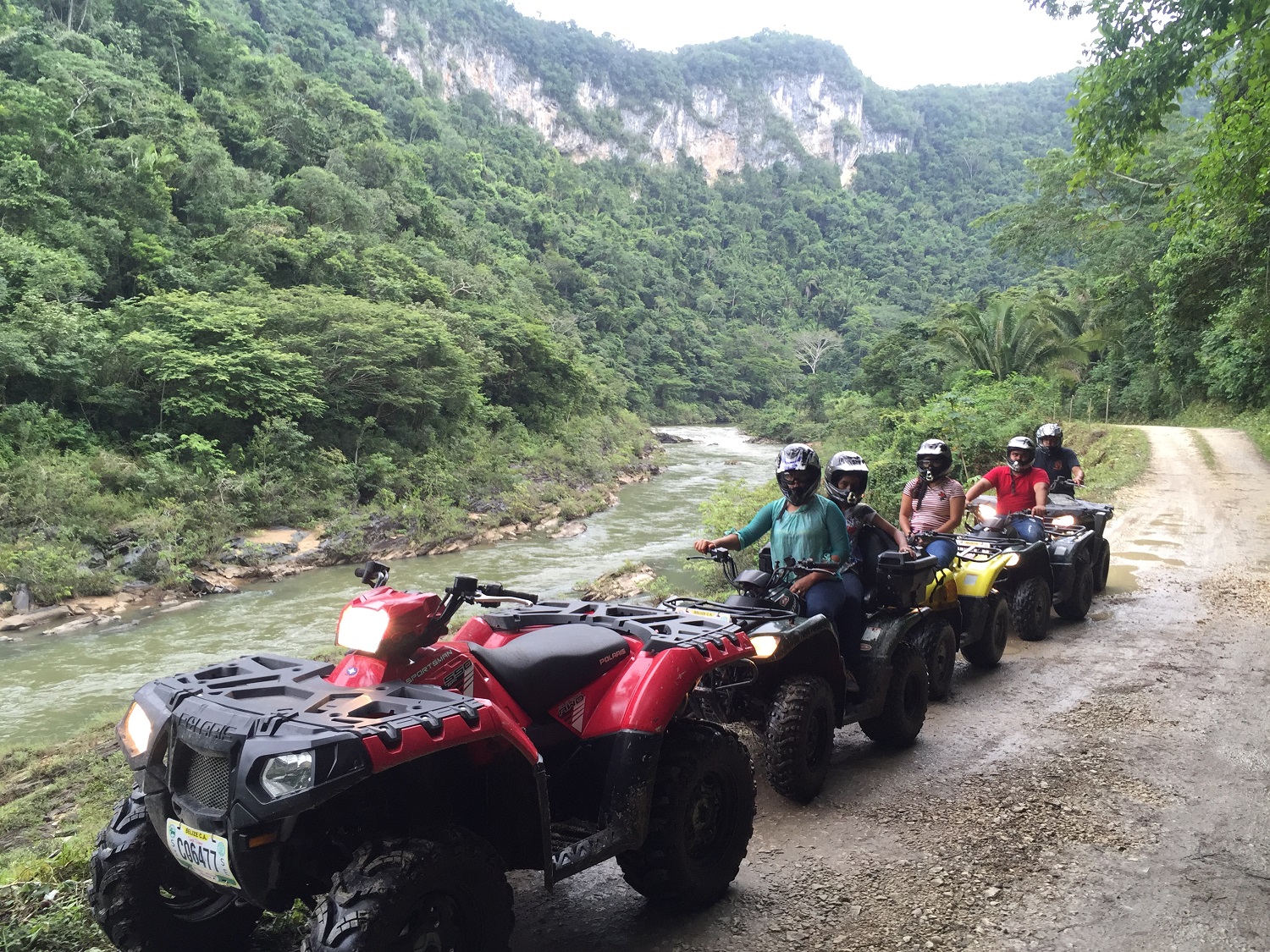 jungle atv day tour to xunantunich ruins