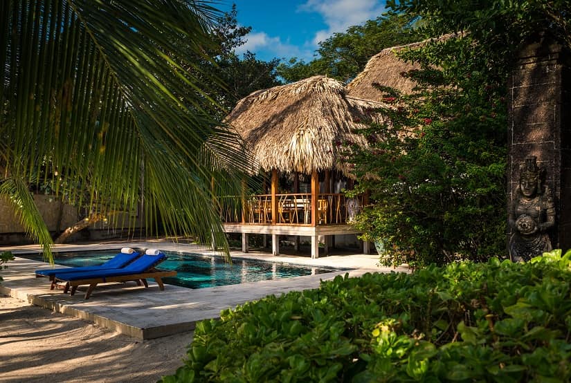 francis ford coppola's private villa with private plunge pool in belize