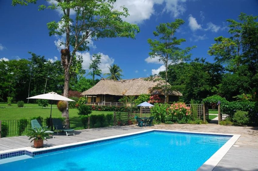 The lodge at big fall, Toledo Belize The lodge at big fall, Toledo Belize