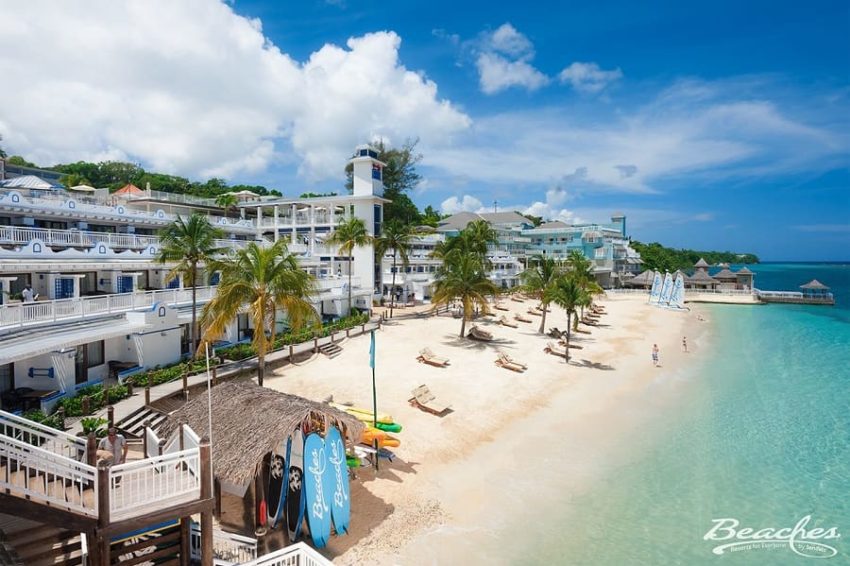 beach at beaches ocho rios jamaica