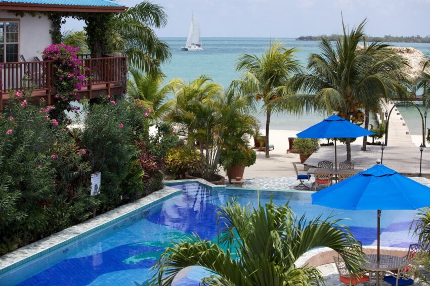 2nd Floor Veranda Seaview Chabil Mar Belize Resort-min