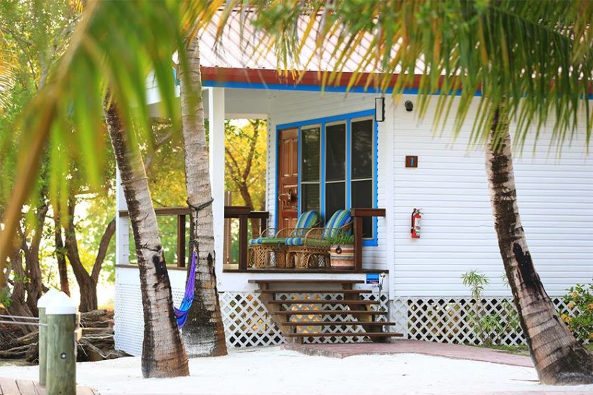 Oceanfront Cabanas, Ray Caye Island Resort