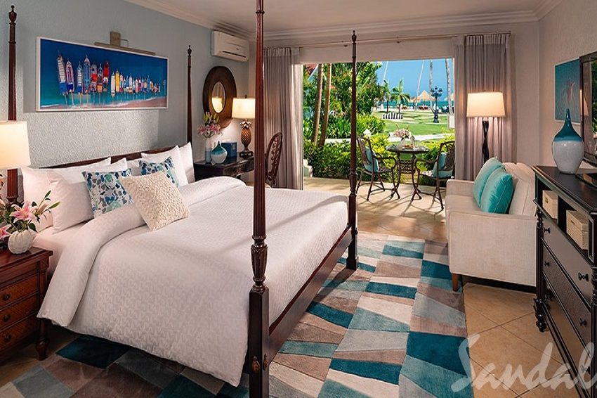 Caribbean Walkout Club Level Veranda Suite, Sandals Grande Antigua Caribbean Walkout Club Level Veranda Suite, Sandals Grande Antigua